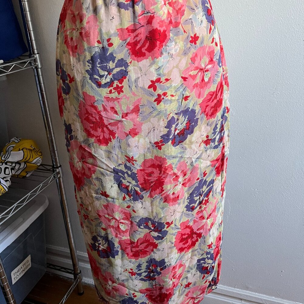 90s Sarah Arizona reversible rayon skirt